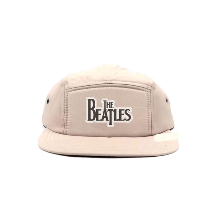 topi 5 panel snapback logo the beatles / topi pria keren