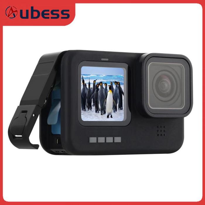 For GoPro HERO 9 Battery Protective Cover Black Sports Camera Side