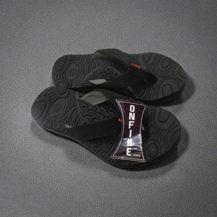 Onfire Sandal Gunung Footwear Hitam untuk Outdoor Hiking Nyaman dan Tahan Lama