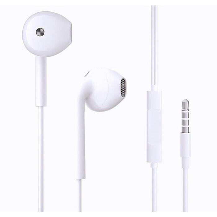 Headset R11 OPO Ori copotan Hp Hf Extra Bass Plus packing warna putih