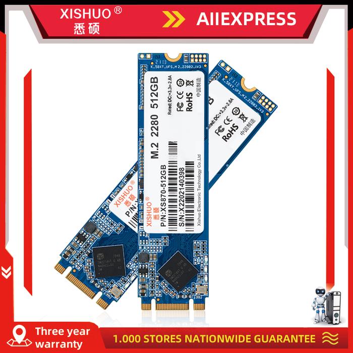 Xishuo SSD m2 2280 128gb NGFF 256GB 512GB 1TB Solid State Drive 2280