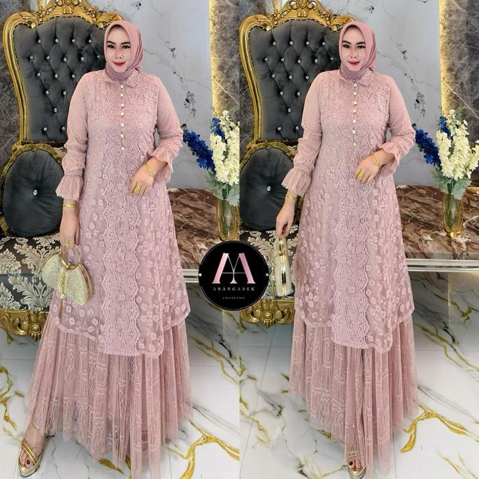 GAMIS TILE PREMIUM MIX BRUKAT CHANTILY BY ABANG ADEK