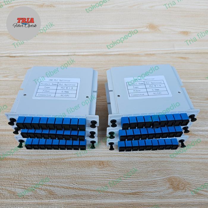 Box Spliter 1:8 Sc Biru -Gratisongkir