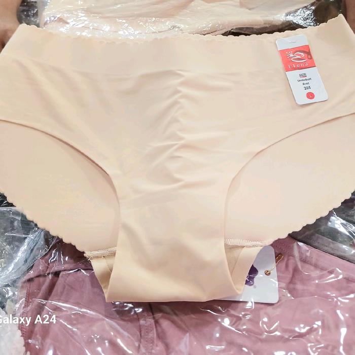 CELANA DALAM BUSA PANTAT WANITA ANTEP ANTI TEPOS MERK ELENA TANPA JAHITAN PINGGIR BAHAN SANGAT HALUS