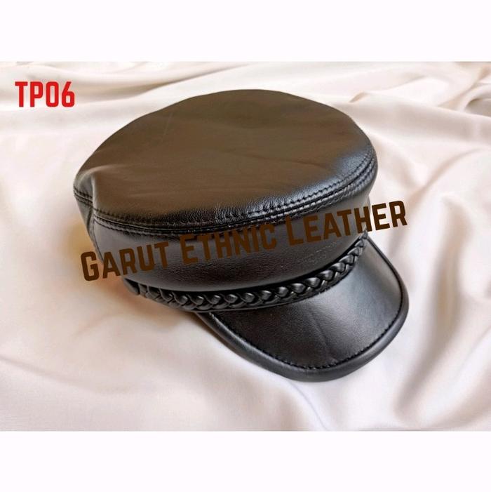 Topi Kulit Baretta Pria Asli Garut (TP06)