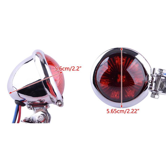 Lampu Belakang Bulat Lampu Rem Berhenti Berjalan Lampu LED 12V 5W