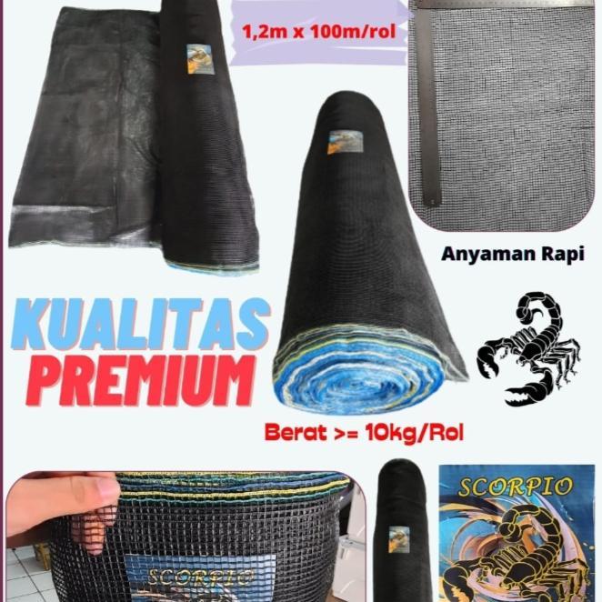 waring hitam rk roll p x l ( 100 x 1.20 )