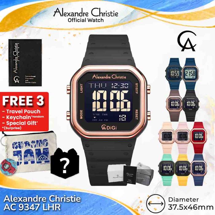 Alexandre Christie Wanita AC 9347 LH AC 9347 AC9347LH Rubber Strap