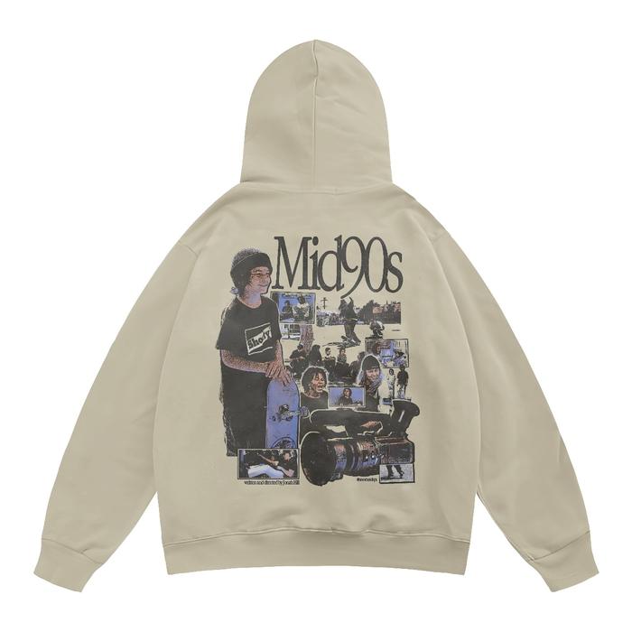 Middleits - Sweater Hoodie Basic Original Pullover OVERSIZE Mid90s FLEECE 280-300 GSM