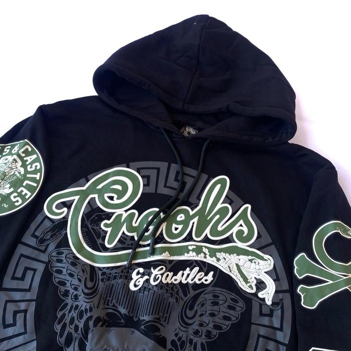 Crooks And Castles Death Row Reford kaos band seringai lawless morfem tds Pullover Hoodie Original n