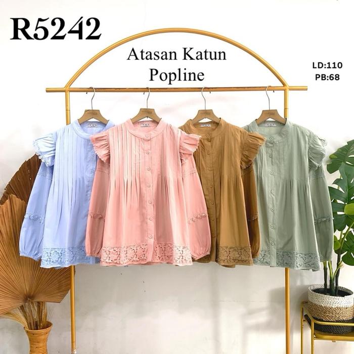 Atasan blouse katun Vanessa / atasan katun  vns 242 / atasan vns / atasan vanessa