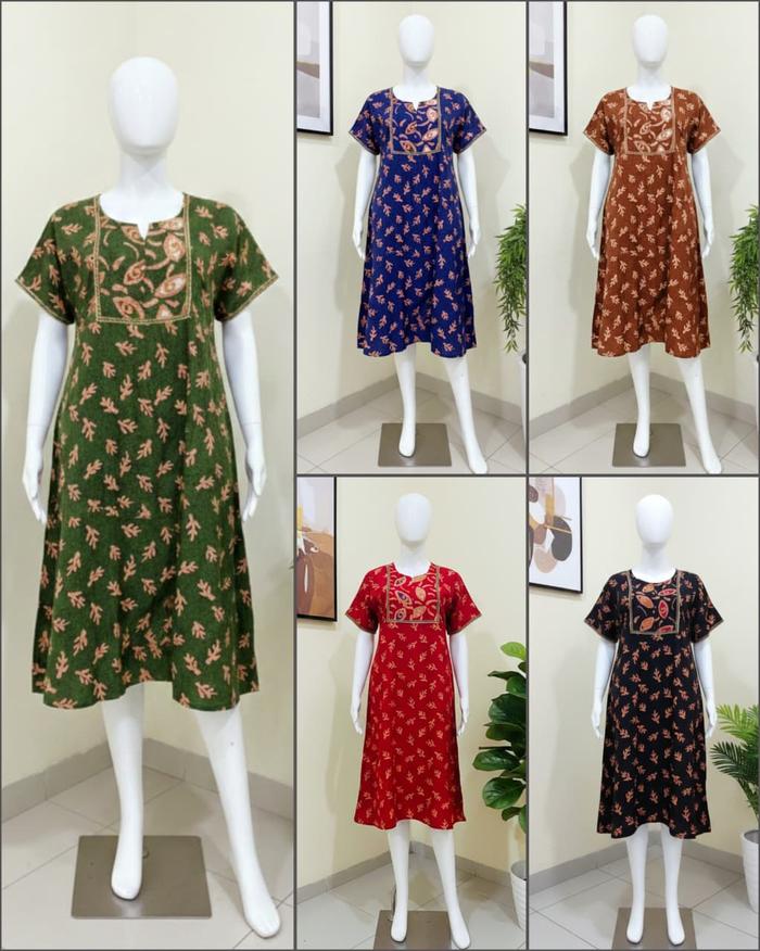 Daster Chiby Bahan Rayon Ajl - Size M, L, XL, XXL