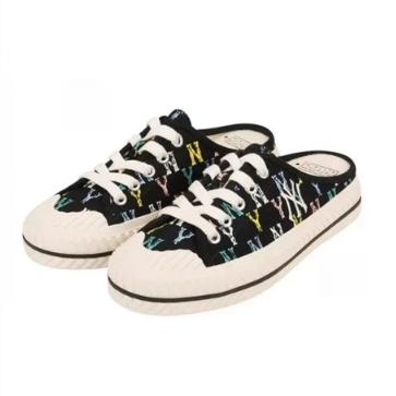 Sepatu Sandal MLB NY Yankees Playball Mule Monogram Rainbow / MLB Original