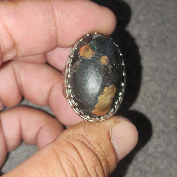 Batu Akik Damar Wulan Nempel Magnet
