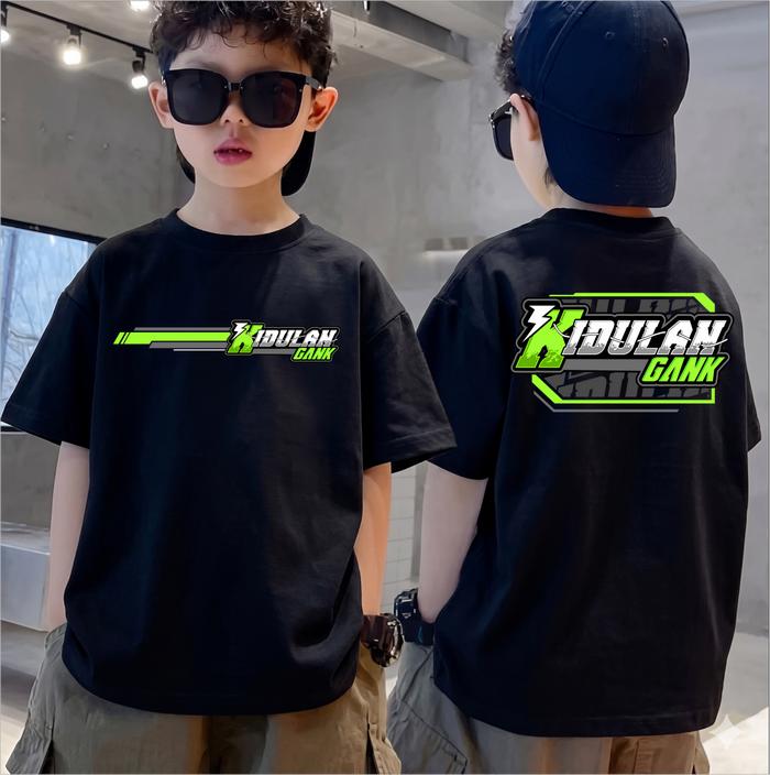 Kaos Distro Anak KIDULAN GANK SMALL KAOS PEMUDA T-Shirt Anak Laki-Laki & Perempuan Cotton Combed 30s