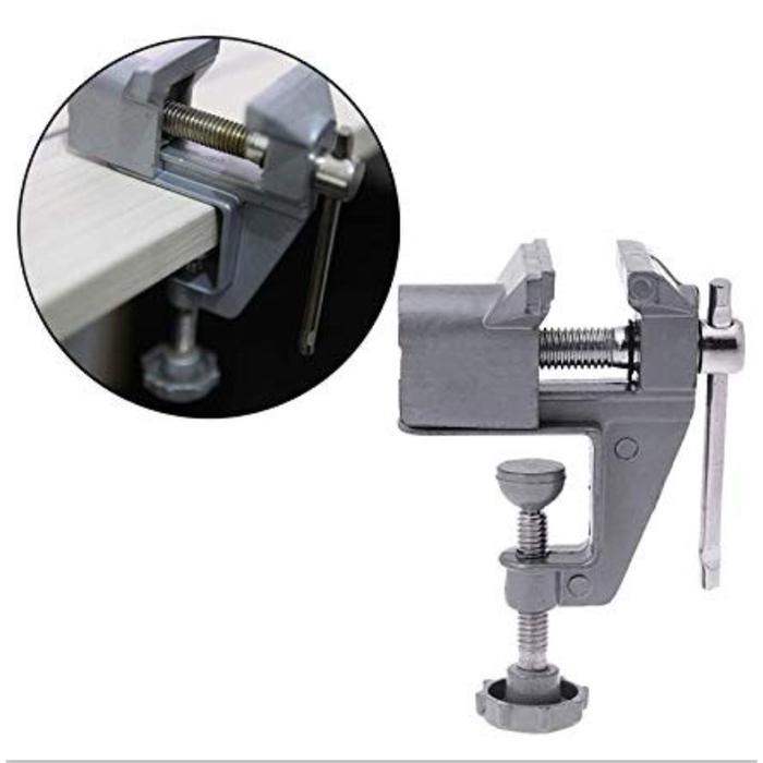 Clamp Capit Meja Alat Penjepit Kayu Silver