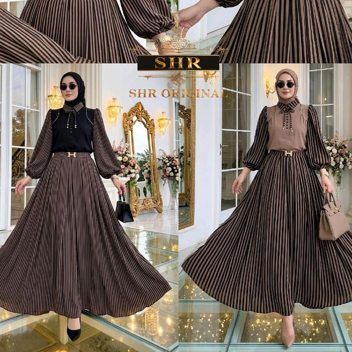 ORI BY SHR!!NEWW!!READY!!SIAP KIRIM!! SET ROK SALUR!!! BISA COD!! STELAN CANTIK MEWAH LUXURY!!!