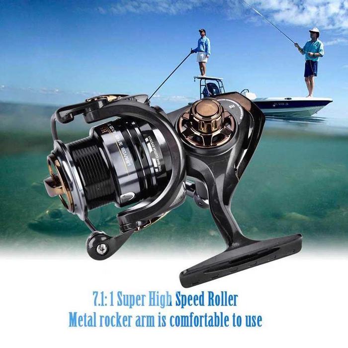 DEUKIO Baitcasting Fishing Reel 5+1BB 7.1:1 High Speed Spinning Reel