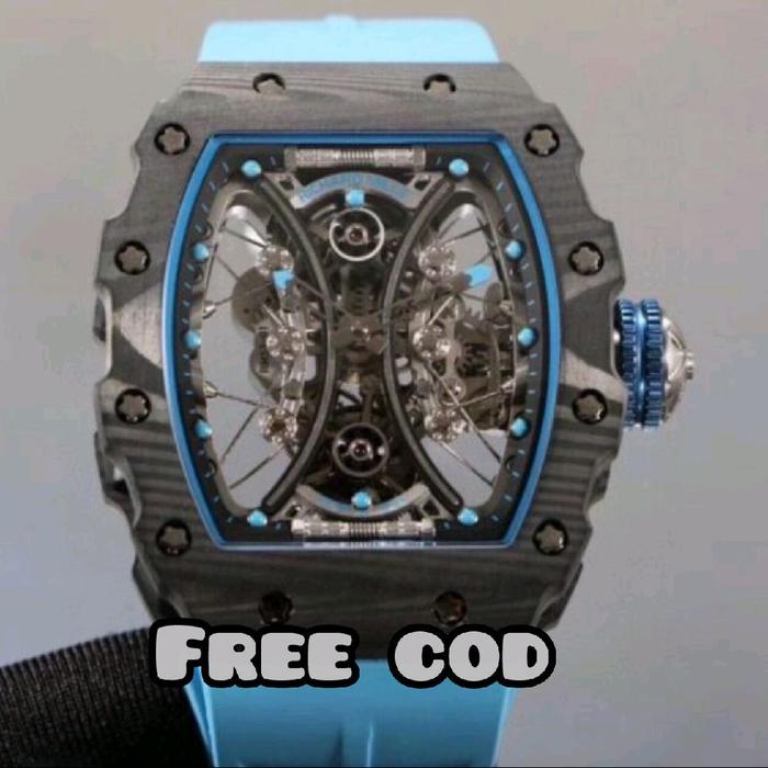 JAM TANGAN RM53-01 TOURBILLON CARBON AUTOMATIC SWISS 44MM