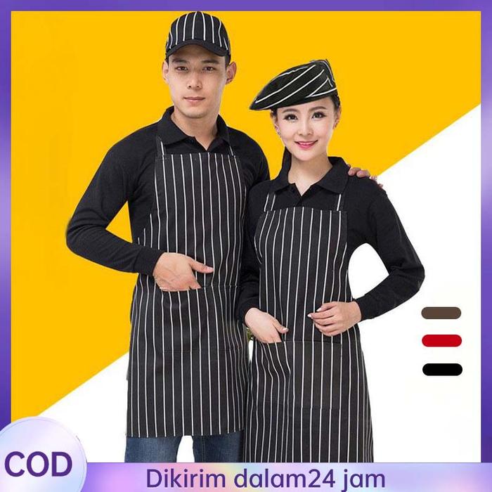 Apron Celemek Masak Baju Masak Celemek Celemek Masak Gantungan Leher Celemek Leher Gantung Hanging N