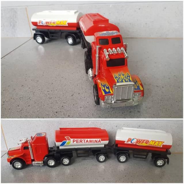 MAINAN MOBIL TRUK TANKI PERTAMINA - DIECAST MOBIL TRUCK PERTAMINA