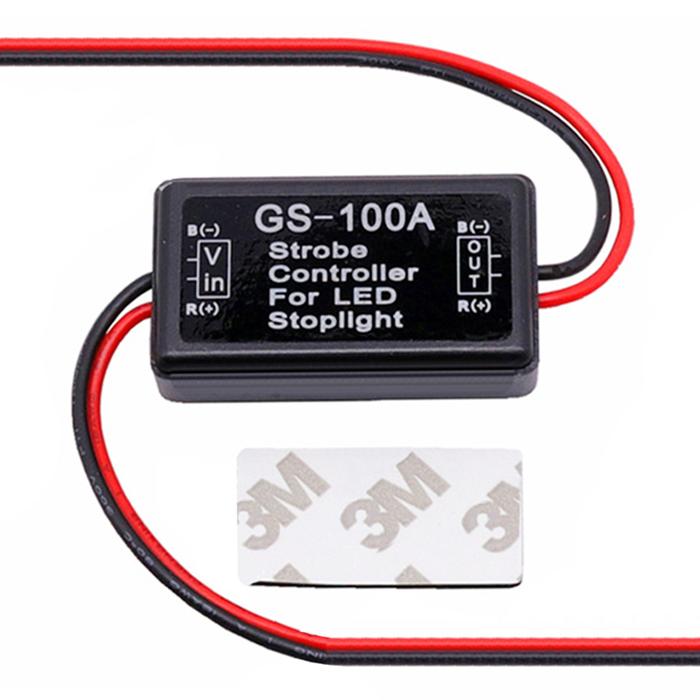 GS-100A Modul Flasher Pengendali Strobo Flash untuk Mobil LED Lampu