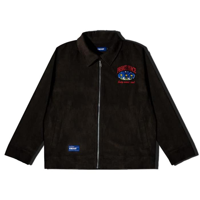 Work Jacket Freast "Peace" Dark Brown