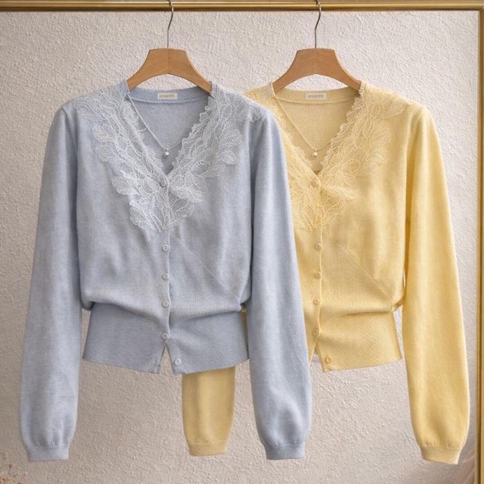 Asha Lace Cardigan / Cardigan wanita premium / Cardigan lace wanita / Lace cardigan premium / Cardig