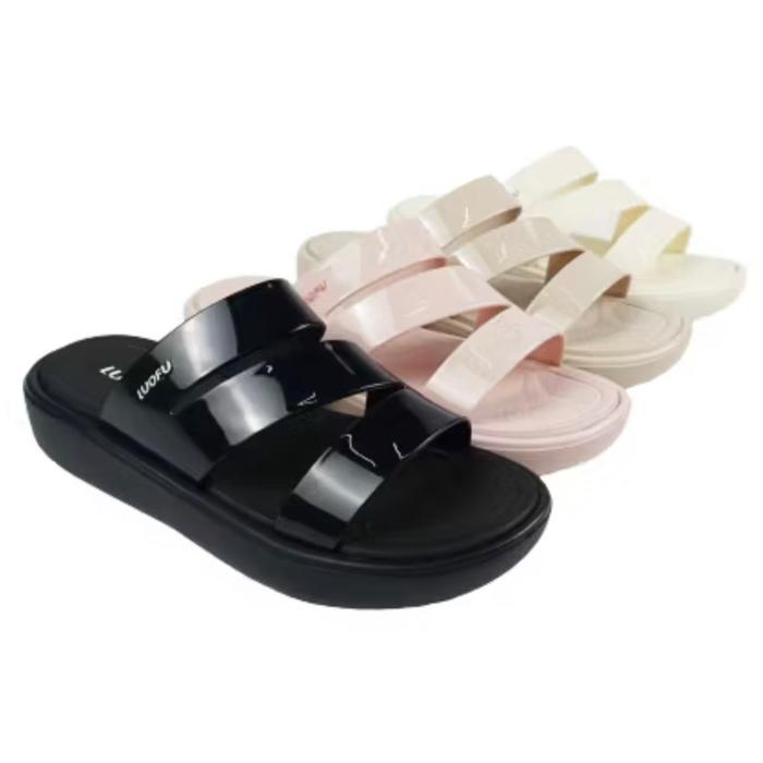 Sandal luofu Wanita Sandal jelly karet Sandal luofu Sandal Luofu import Size 36-40