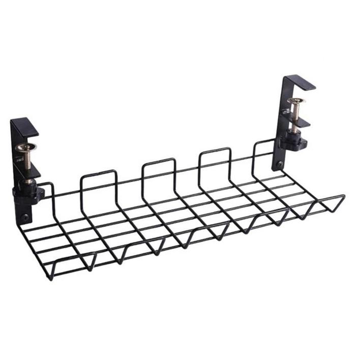 Under Desk Cable Management Tray Iron Cable Organizer Cable Storage