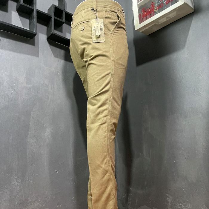 CELANA PANJANG slim fit BERCA ORIGINAL CARDINAL tidak melar bahan KATUN KANVAS tebal pria wanita ker