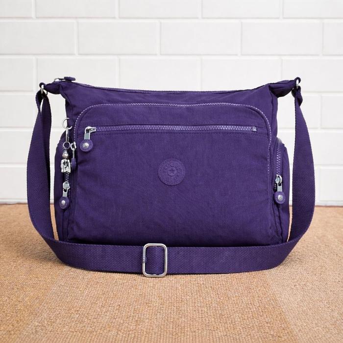 Tas Kipling Gabbie Medium Crossbody Bag Womens Original Ultimate Plum Ransel Tas Wanita Daily