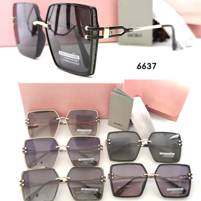 kacamata hitam,kacamata polarized, kacamata gaya, kacamata wanita, kacamata 6637 model simple & eleg