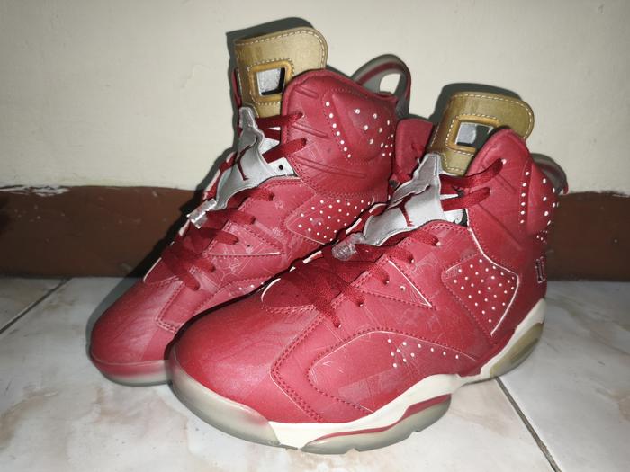 Air Jordan 6 Retro Slam Dunk, Size 47.5/31cm China (2nd, Kondisi 95%, insole bukan bawaan, Original 
