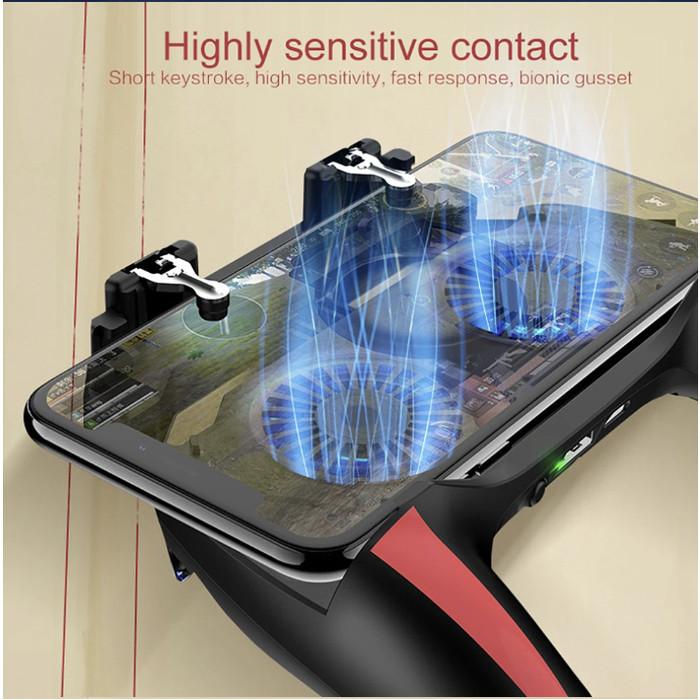 SMARTCOM H10 Dual Fan Cooler Gamepad PUBG Mobile Controller Gamepad Handle Hp