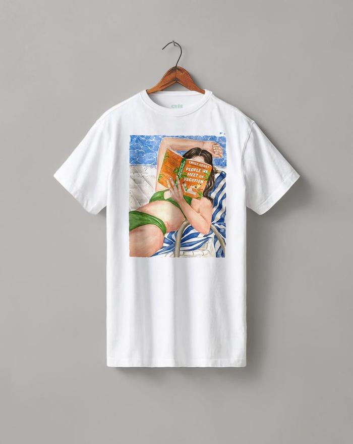 [COD] People We Meet on Vacation book t-shirt - heavyweight t-shirt Emily Henry book inspired merch 