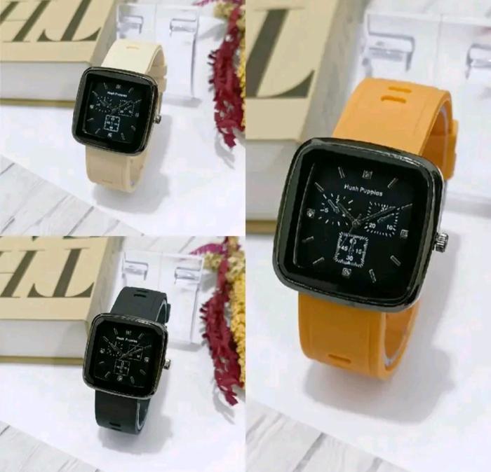 OBRAL BELI 1 DIKIRIM 3 JAM TANGAN WANITA FASHION TALI KARET ANALOQ CHRONO VARIASI Elegan Kaca Watche
