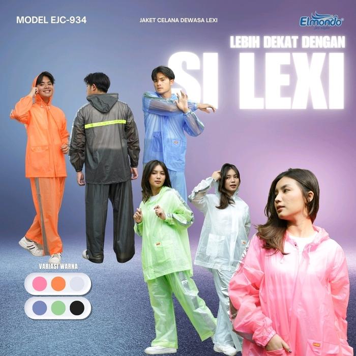 Elmondo Lexi 934 Jas Hujan Baju Celana Elmondo Lexi Setelan