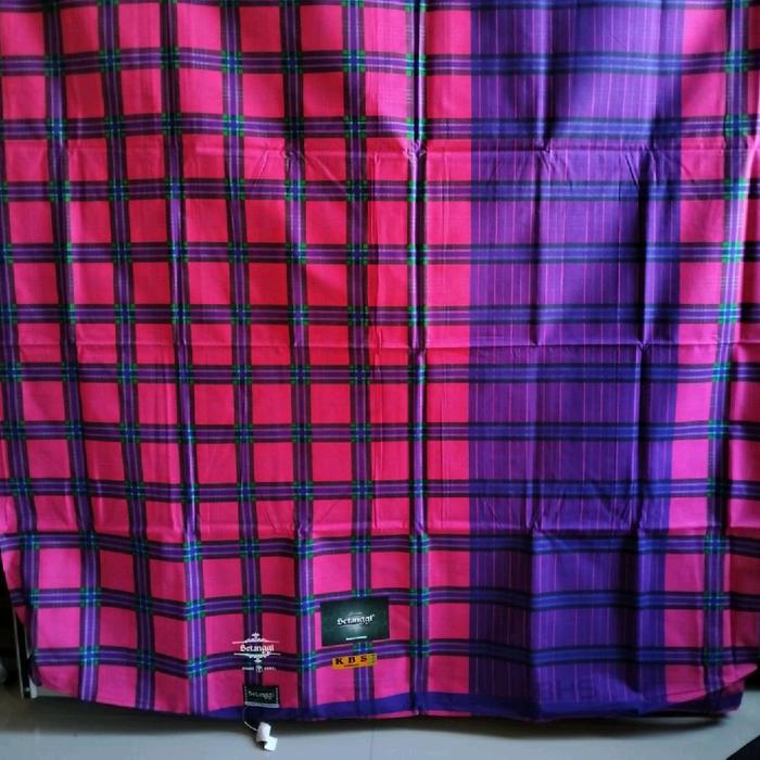 Sarung BHS SETANGGI KBS SUTRA SPUNSILK 140 WARNA PINK