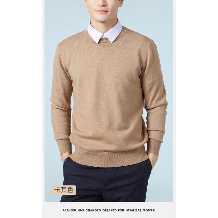 KAOS sweater rajut oblong pria/KREM/sweter pria#sweter pria&wanita#rajut pria