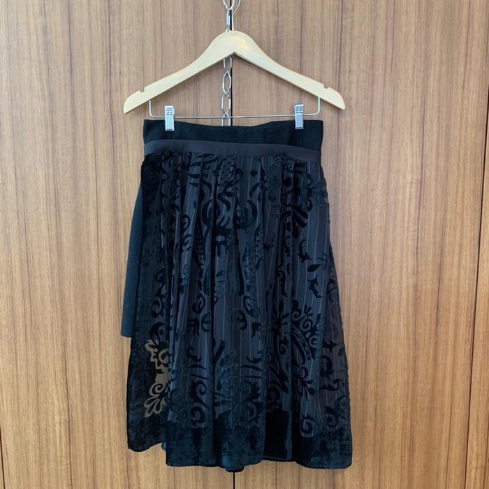 SACAI Black wool skirt SACAI