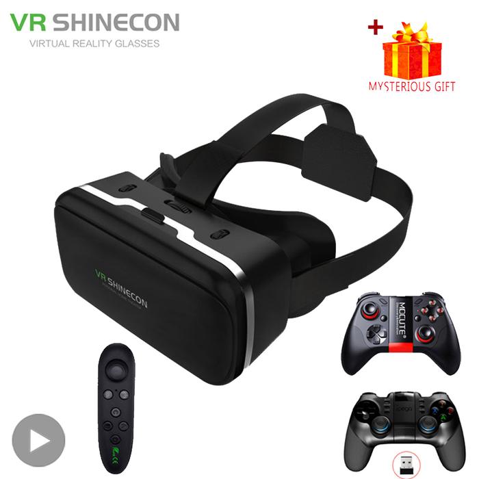 Shinecon VR Glasses 3D Virtual Reality Headset Devices Viar Helmet