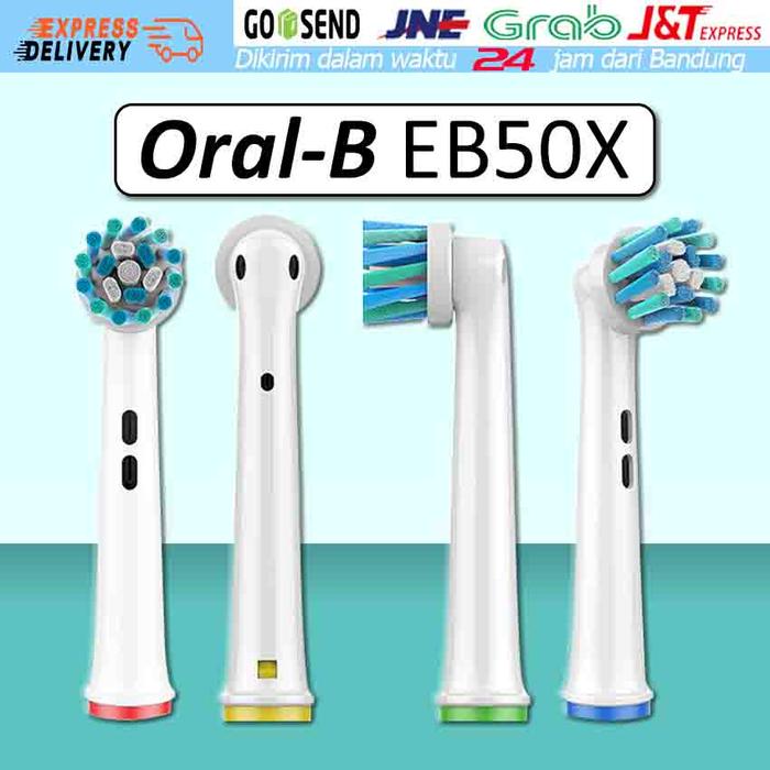 【Harga 4 Pcs】REFILL Sikat Gigi Elektrik Oral B Braun / Oral B Replacement Head