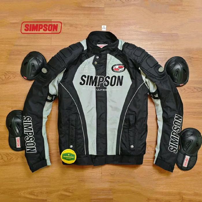 simpson Motorcycle bikers racing jacket