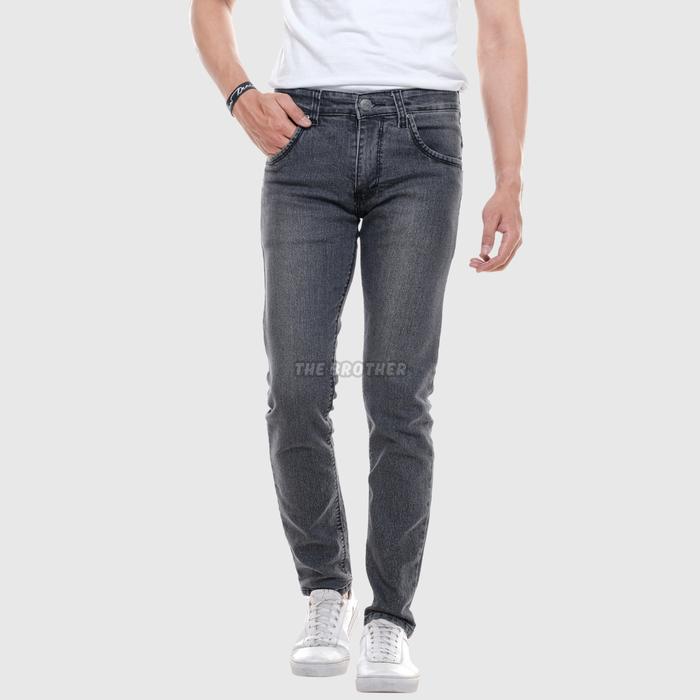 ORLEN DENIM - Celana Panjang Pria Jeans Pensil Slim Fit Skinny Terbaru Bahan Denim Stretch Melar Nya