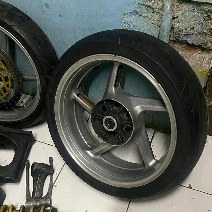 arm moge limbah velg tapak lebar basic pnp ninja 250 karbu fi old z250fi r25 mt25 cbr250rr er6n er6f