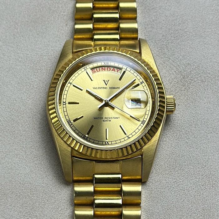 jamtangan vintage poorman daydate valentino domani all original solid quality