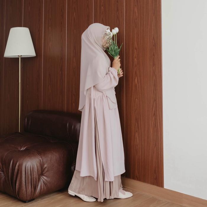 Hanida - Hafsa Tunic || Tunik Kerut Belahan Airflow