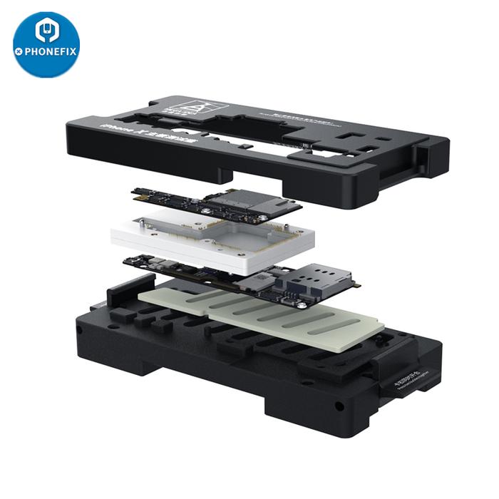 QIANLI ISocket Jig for iPhone x xs max motherboard test fixture double-stacked logic board disassemb