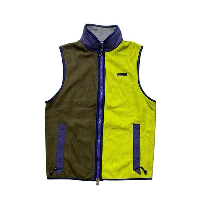 Denim dungaree multicolour polar vest rompi second